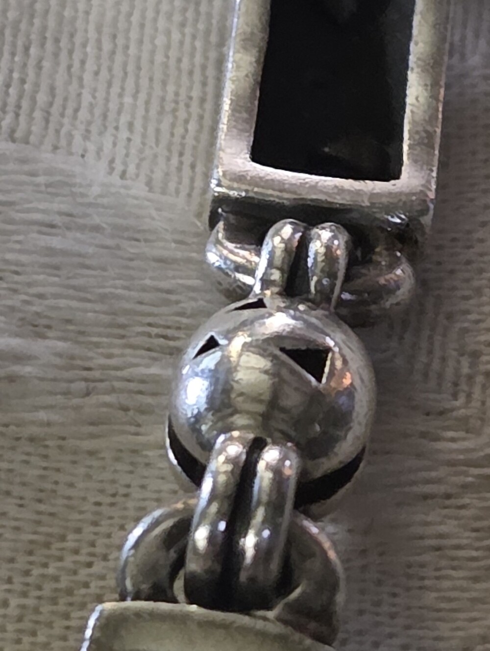 John Atencio Solar Toggle Link Bracelet, SS & 18k - Picture 11 of 14